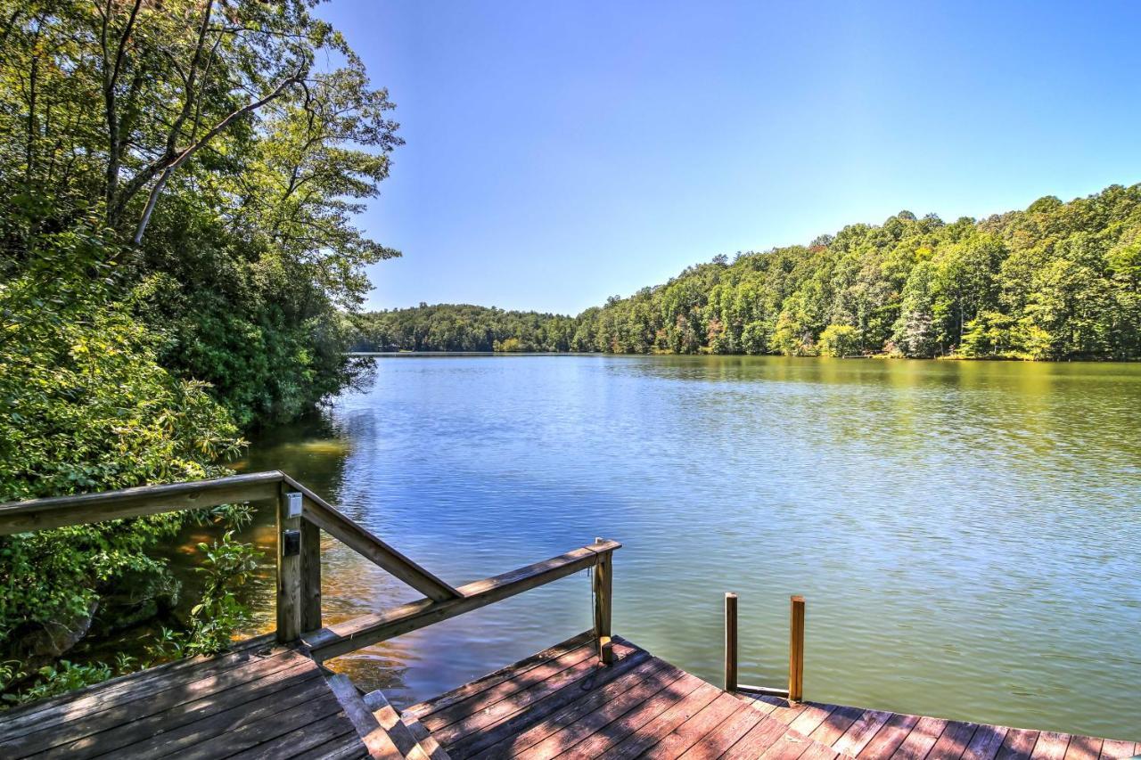 Lakefront Mountain Rest Cottage With Gas Fireplace! Walhalla Ngoại thất bức ảnh