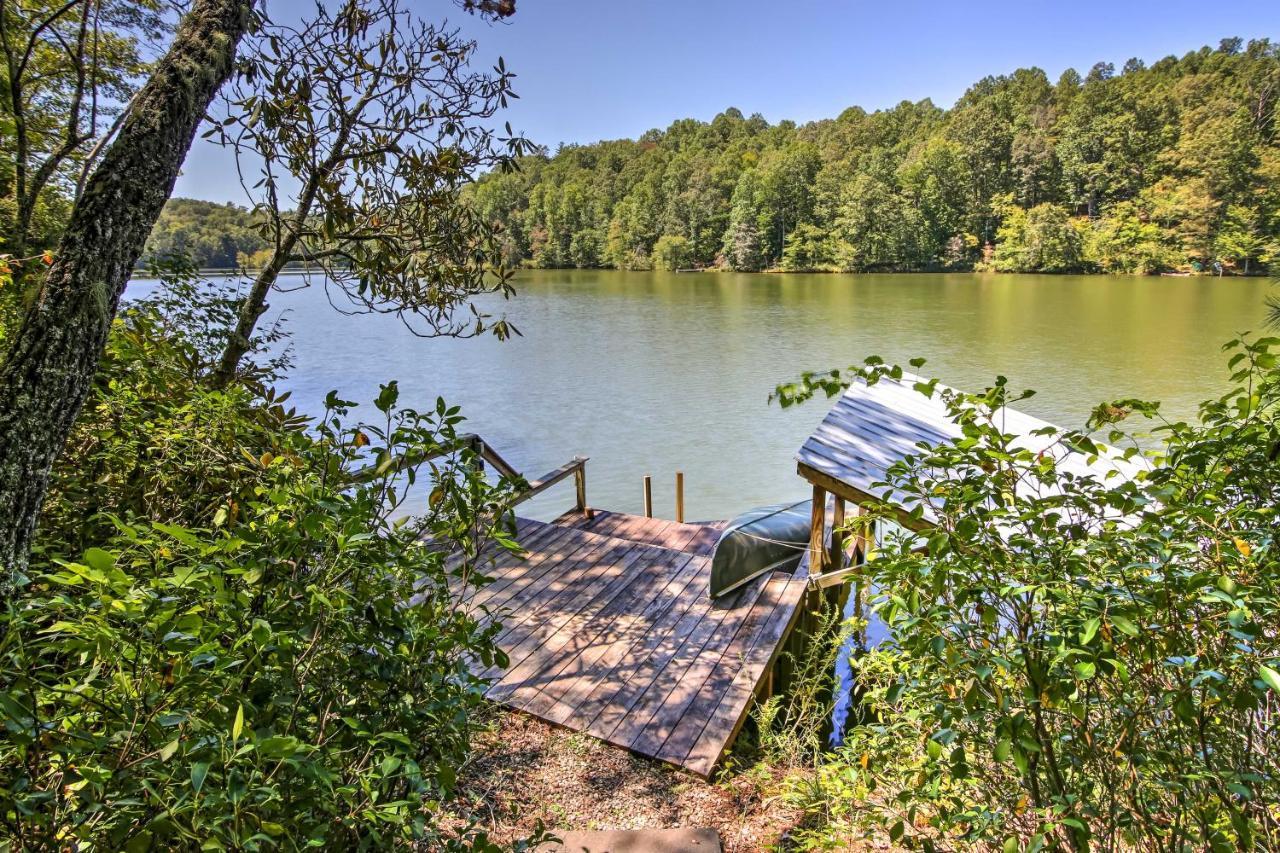 Lakefront Mountain Rest Cottage With Gas Fireplace! Walhalla Ngoại thất bức ảnh