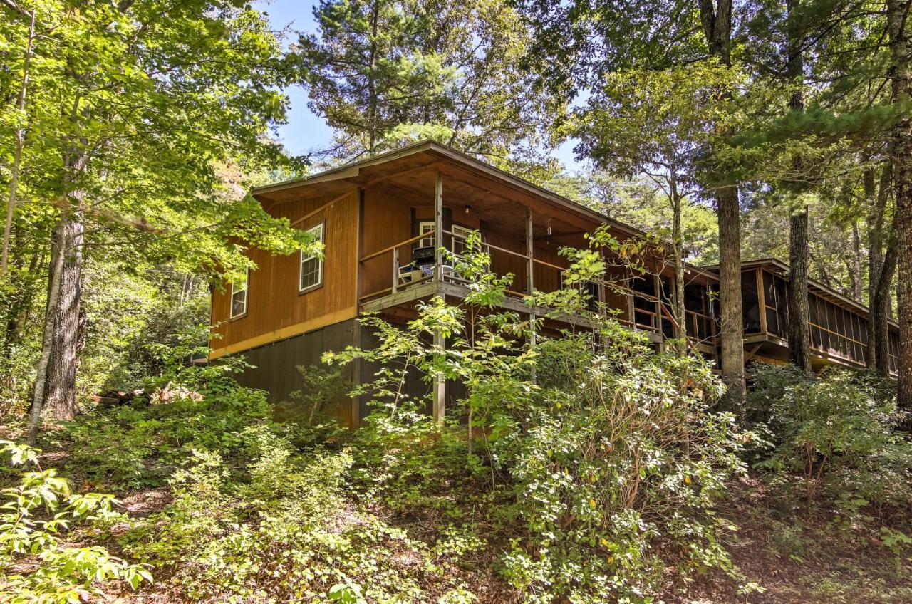 Lakefront Mountain Rest Cottage With Gas Fireplace! Walhalla Ngoại thất bức ảnh