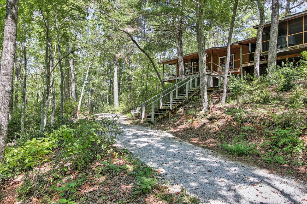 Lakefront Mountain Rest Cottage With Gas Fireplace! Walhalla Ngoại thất bức ảnh